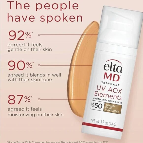 EltaMD SPF50 UV AOX Elements Tinted Face Sunscreen NIB - Picture 2 of 5